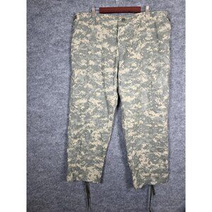 Trailcrest Battle Fatigue Pants Mens XL Camo Cargo Adjustable Waist Drawstring